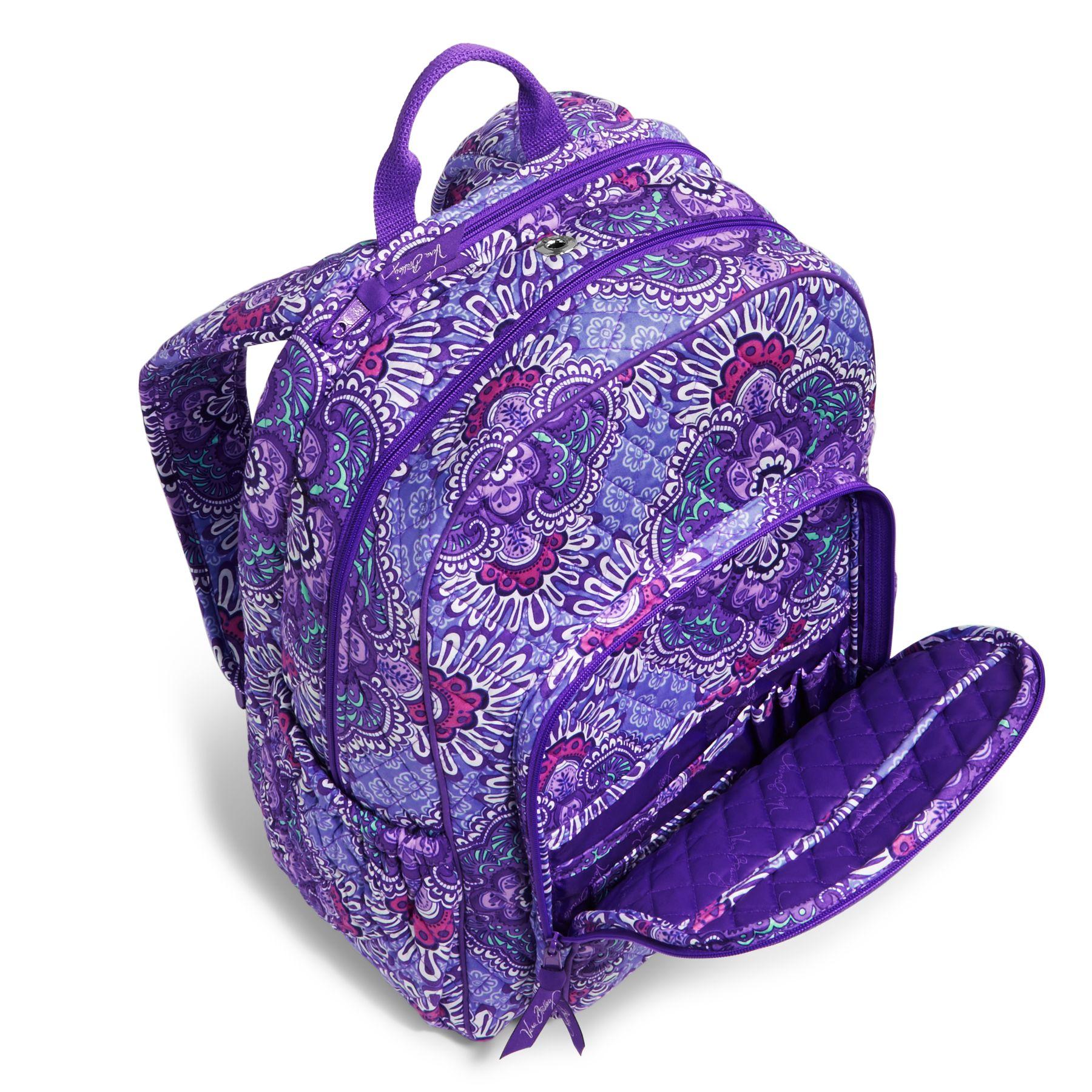 Lyst Vera Bradley Campus Laptop Backpack in Purple
